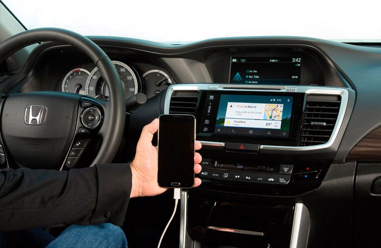2016 Honda Accord with Android Auto integration